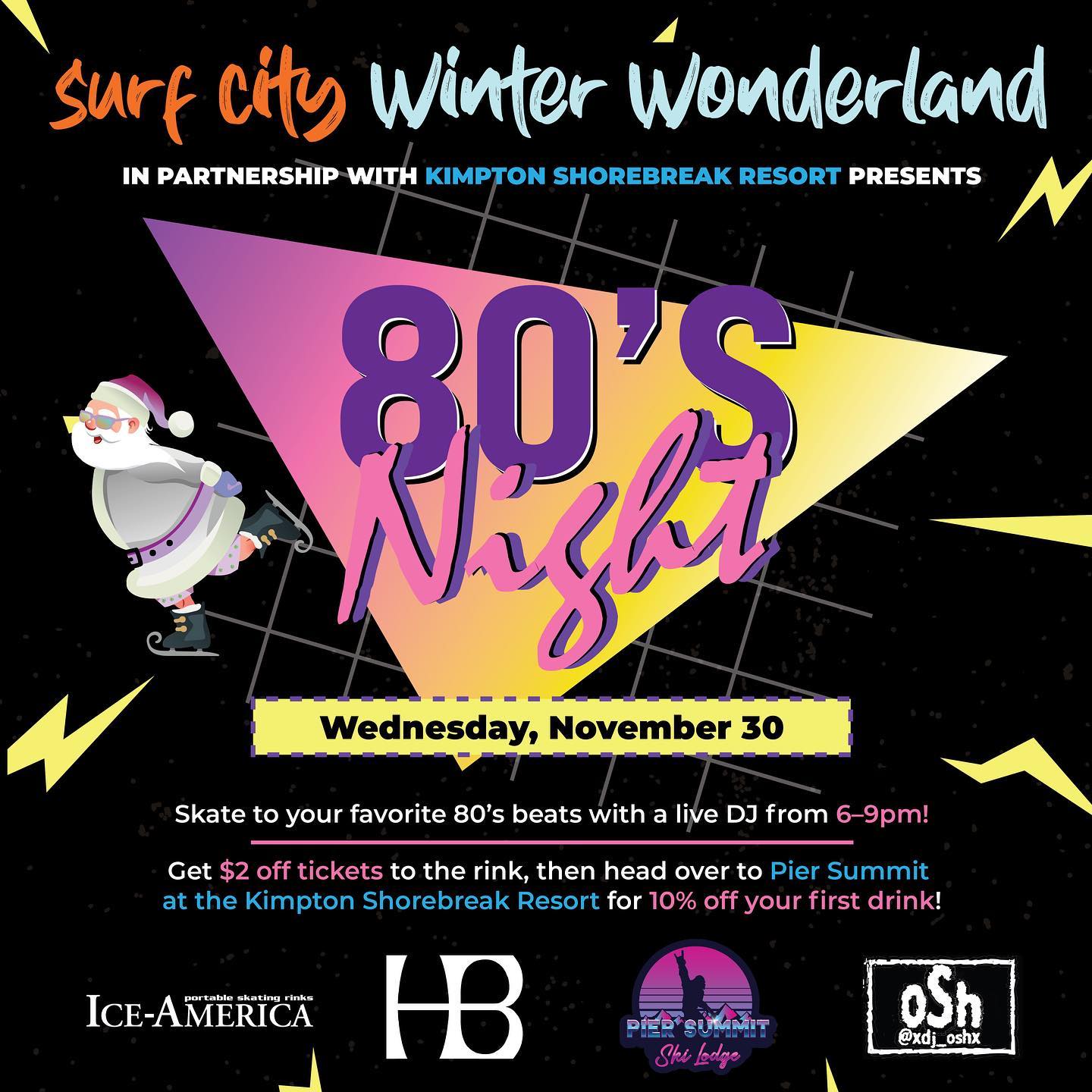 Surf City Winter Wonderland - 80's Night
